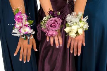 mother of the bride wrist corsage